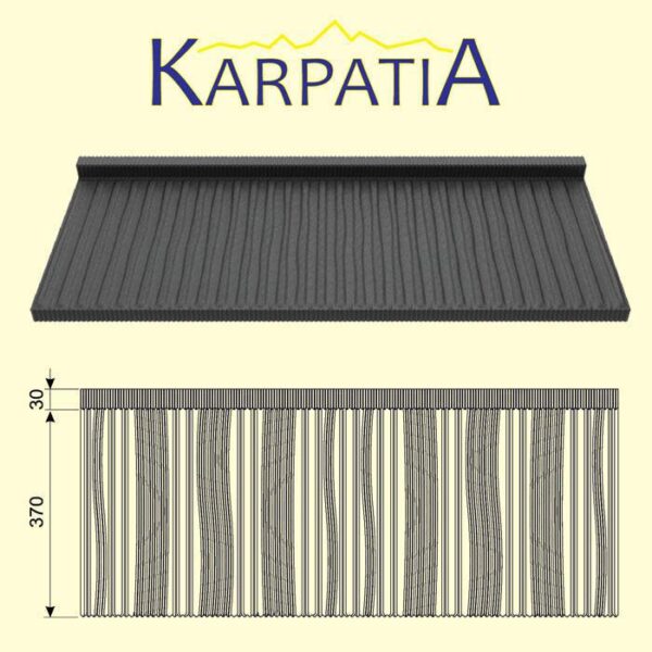 Модульна металочерепиця Карпатія Pruszynski PURLAK RR 028 - Зображення 6