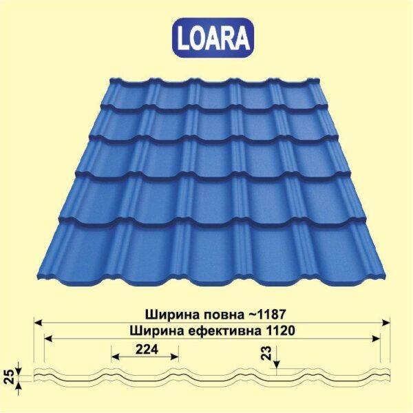 Металочерепиця LOARA 0,5 мм — Blachy Pruszynski - Зображення 10
