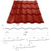 Металочерепиця VALENCIA 0,5 мм PEMA RAL 7024 ArcelorMittal - Зображення 5