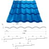 Металочерепиця VALENCIA 0,5 мм PEMA RAL 7024 ArcelorMittal - Зображення 6