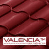Металочерепиця VALENCIA 0,45 мм PE RAL 3005 Словаччина