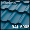 Металочерепиця MAXIMA 0,45 мм PEMA RAL 5005 Італія