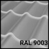 Металочерепиця Rauni RAL 9006 (срібляста) PE 0,45 Standart - Зображення 3